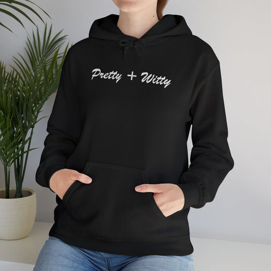 Heavy Blend Hooded Sweatshirt - Gildan 18500 - Soft Cotton-Poly Blend - Embroidered Design
