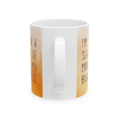 Autumn Inspiration Ceramic Mug - Perfect for Cozy Days, Gift for Friends, Seasonal Decor, Coffee Lover, Pumpkin Spice Vibes