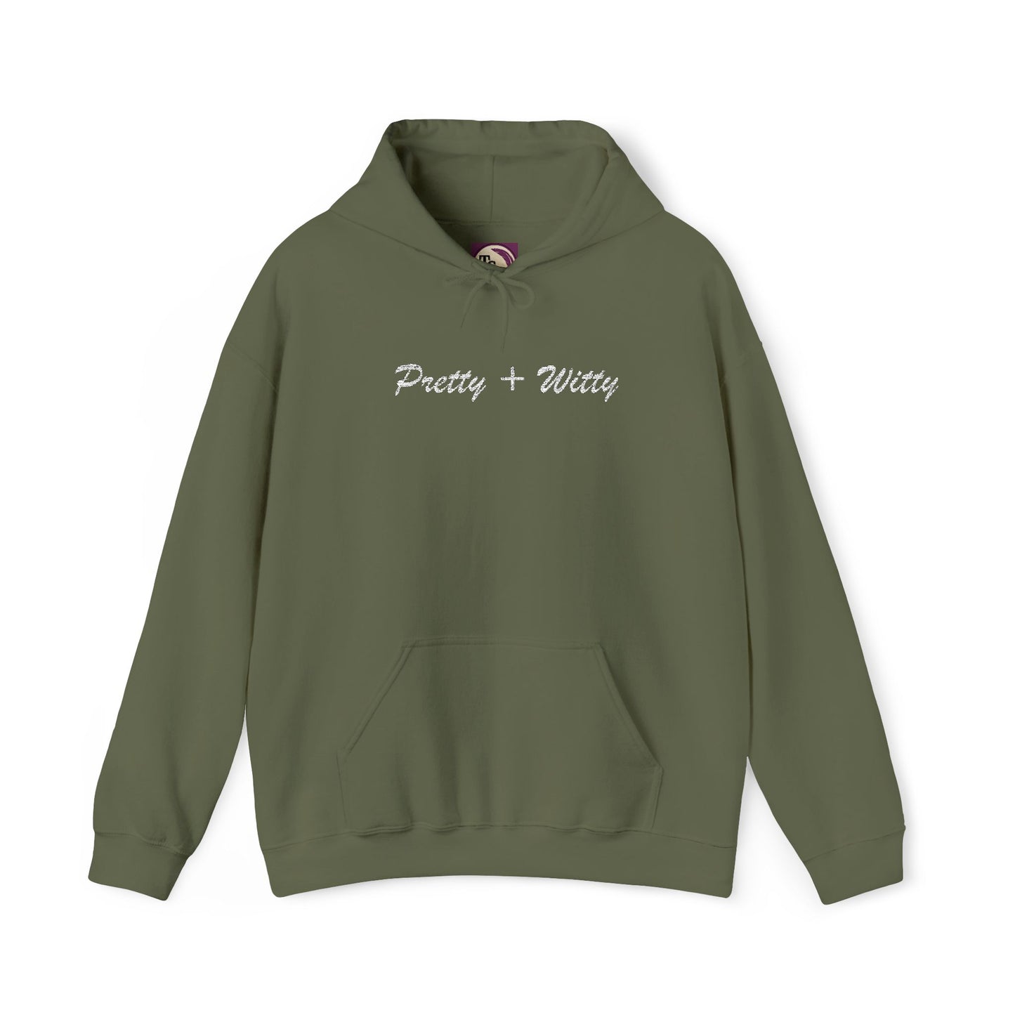 Heavy Blend Hooded Sweatshirt - Gildan 18500 - Soft Cotton-Poly Blend - Embroidered Design