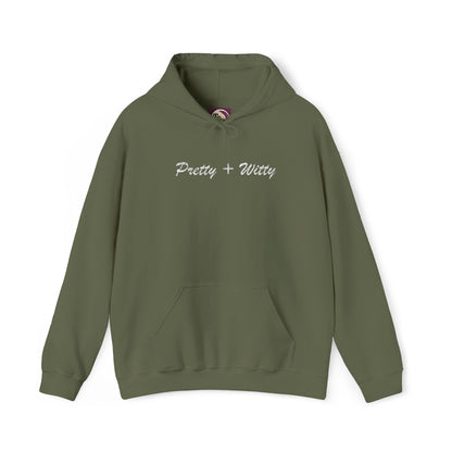 Heavy Blend Hooded Sweatshirt - Gildan 18500 - Soft Cotton-Poly Blend - Embroidered Design