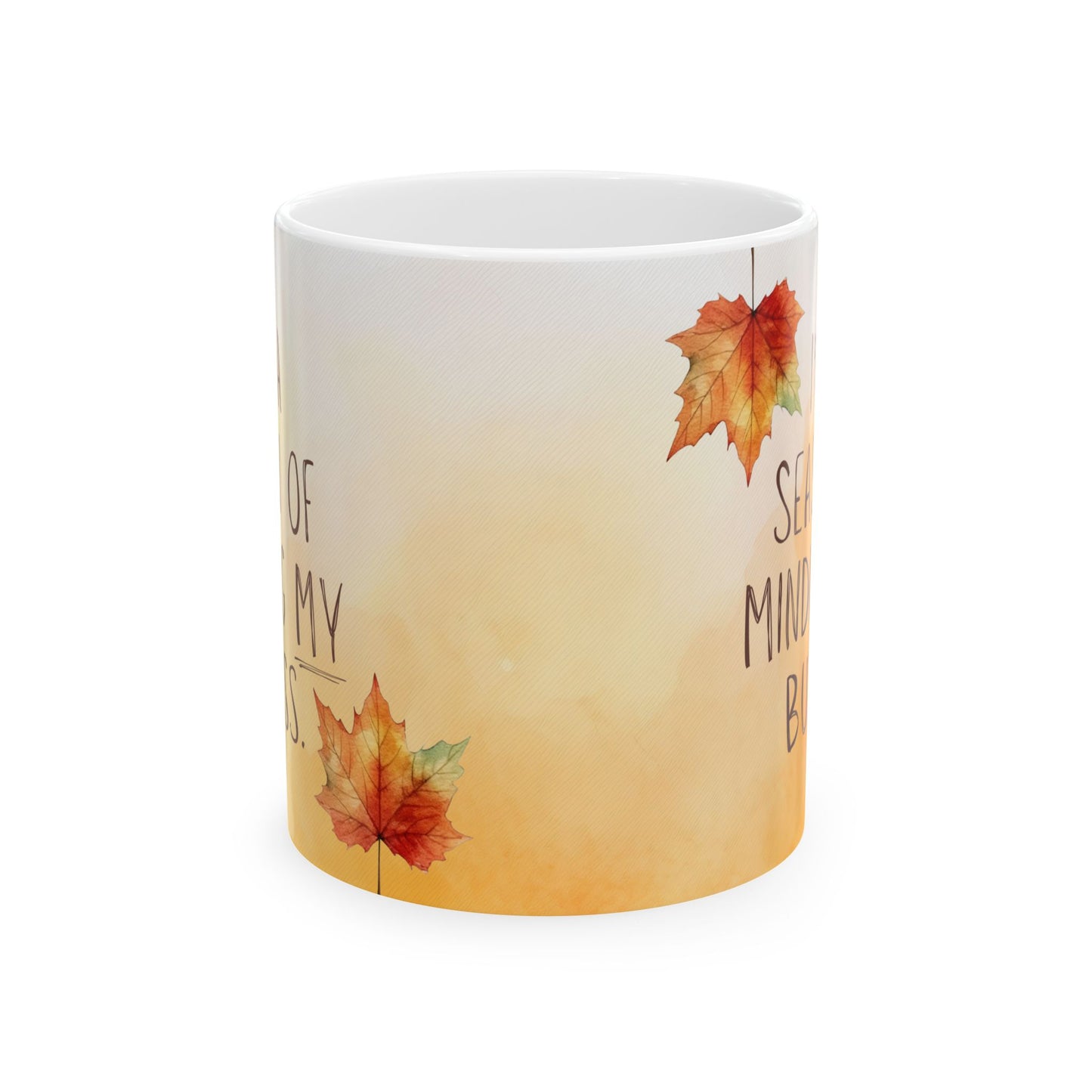 Autumn Inspiration Ceramic Mug - Perfect for Cozy Days, Gift for Friends, Seasonal Decor, Coffee Lover, Pumpkin Spice Vibes