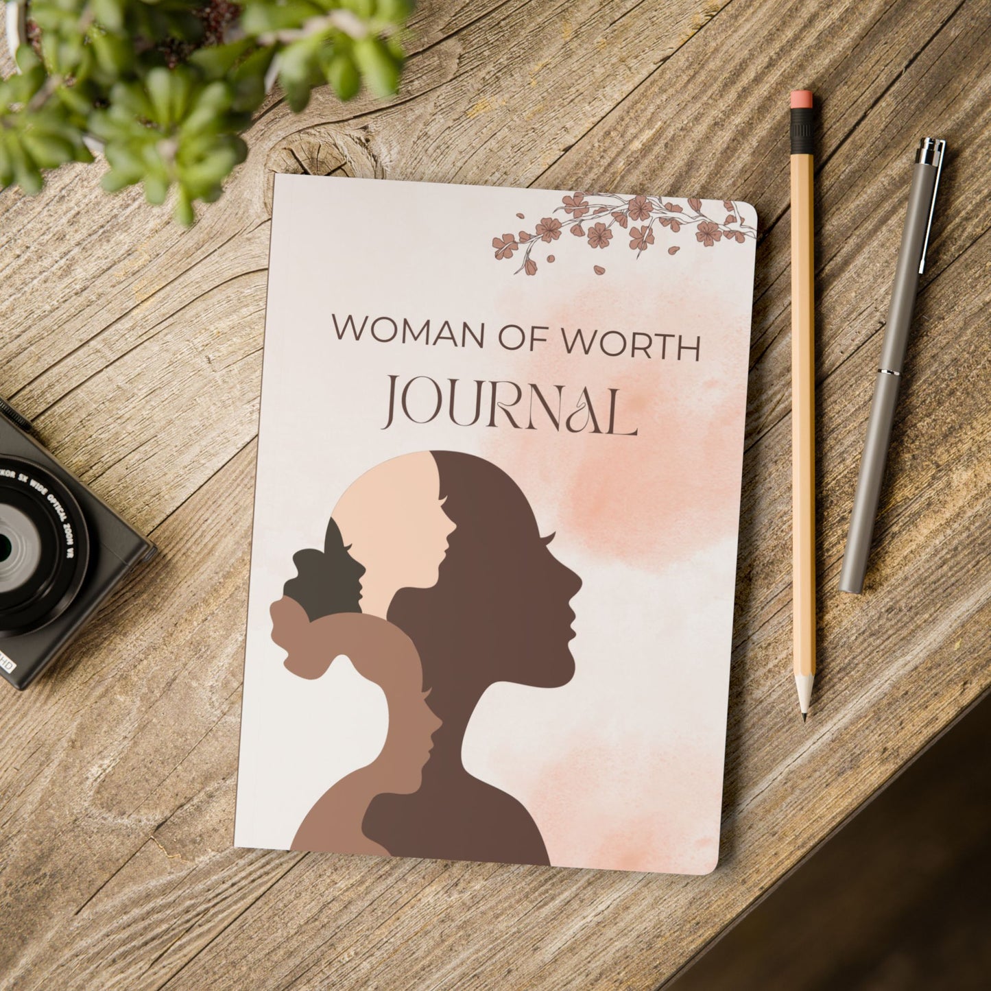 Woman of Worth Journal – Softcover Empowerment Notebook for Women
