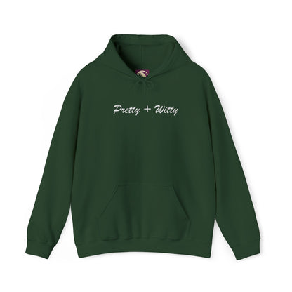 Heavy Blend Hooded Sweatshirt - Gildan 18500 - Soft Cotton-Poly Blend - Embroidered Design