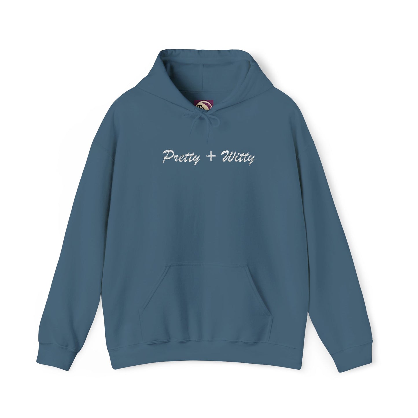 Heavy Blend Hooded Sweatshirt - Gildan 18500 - Soft Cotton-Poly Blend - Embroidered Design