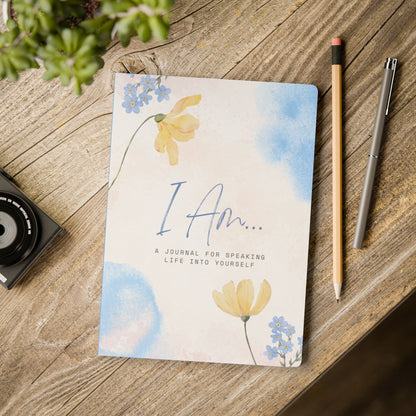 I Am Affirmations Journal — Softcover Self-Care Notebook