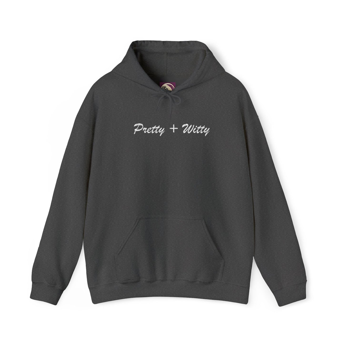 Heavy Blend Hooded Sweatshirt - Gildan 18500 - Soft Cotton-Poly Blend - Embroidered Design