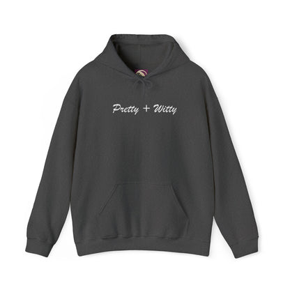 Heavy Blend Hooded Sweatshirt - Gildan 18500 - Soft Cotton-Poly Blend - Embroidered Design