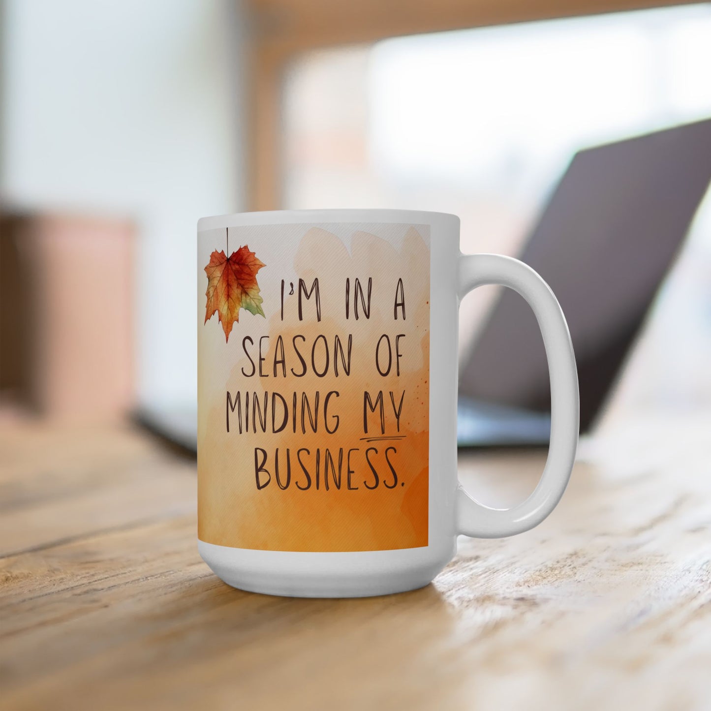 Autumn Inspiration Ceramic Mug - Perfect for Cozy Days, Gift for Friends, Seasonal Decor, Coffee Lover, Pumpkin Spice Vibes