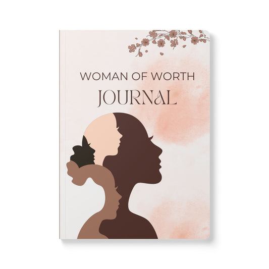 Woman of Worth Journal – Softcover Empowerment Notebook for Women