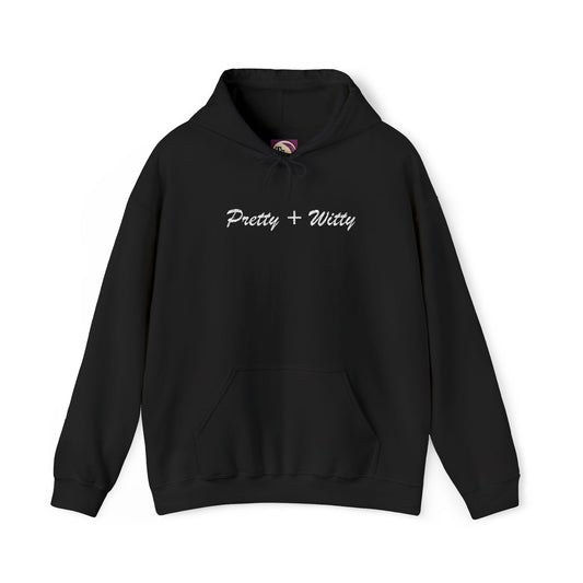 Heavy Blend Hooded Sweatshirt - Gildan 18500 - Soft Cotton-Poly Blend - Embroidered Design