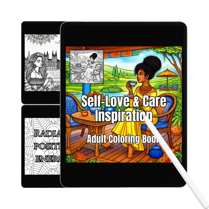 Self-Love & Care Inspiration — 50 Adult Coloring Pages