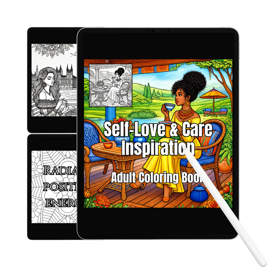 Self-Love & Care Inspiration — 50 Adult Coloring Pages