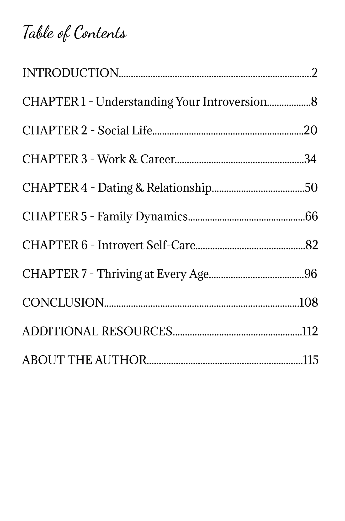 Introvert's Guide Workbook | Women's Self-Care, Peace & Boundaries